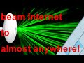 beam internet to almost anywhere with Ubiquiti NanoBeam. easy phone app to set up
