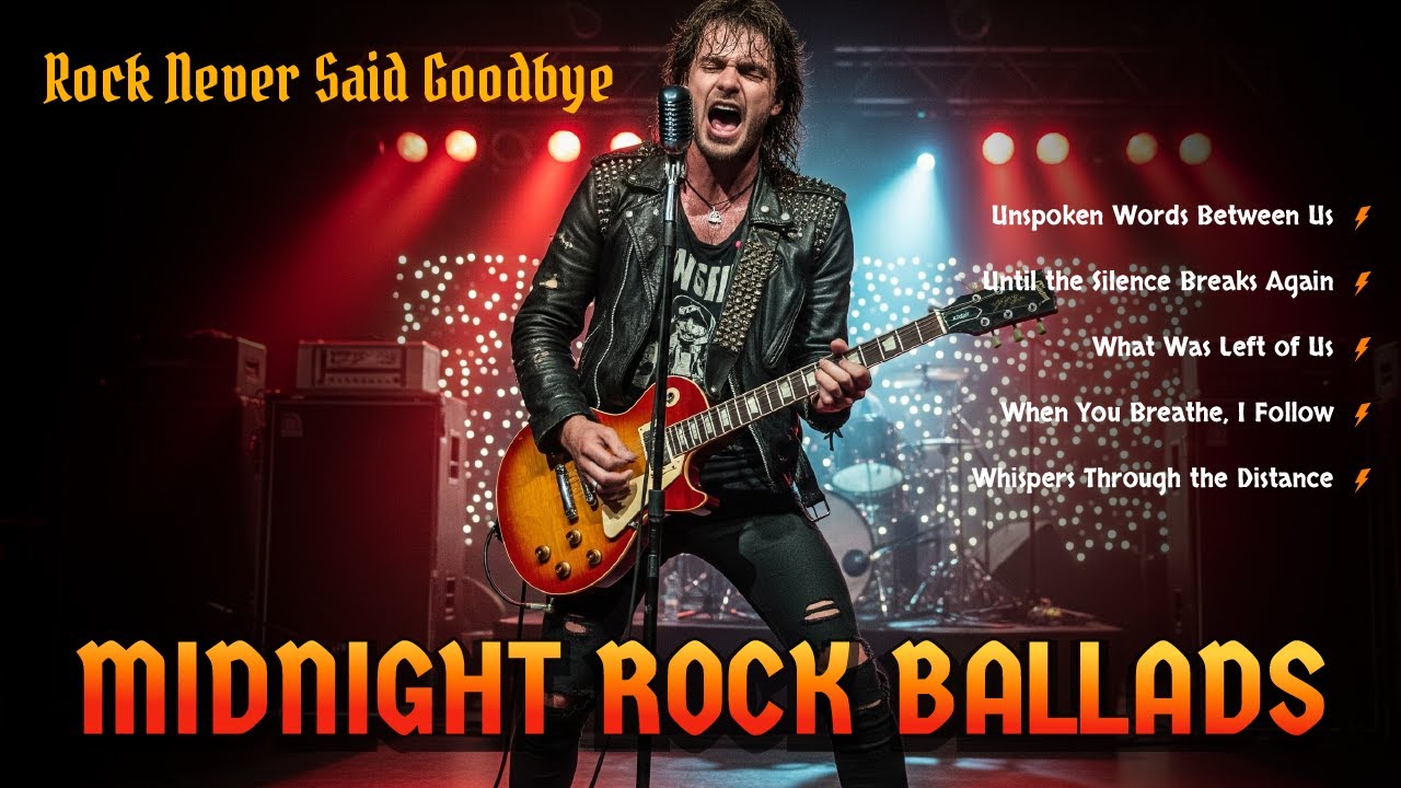 Emotive Rock Ballads Playlist to Cry, Love & Remember