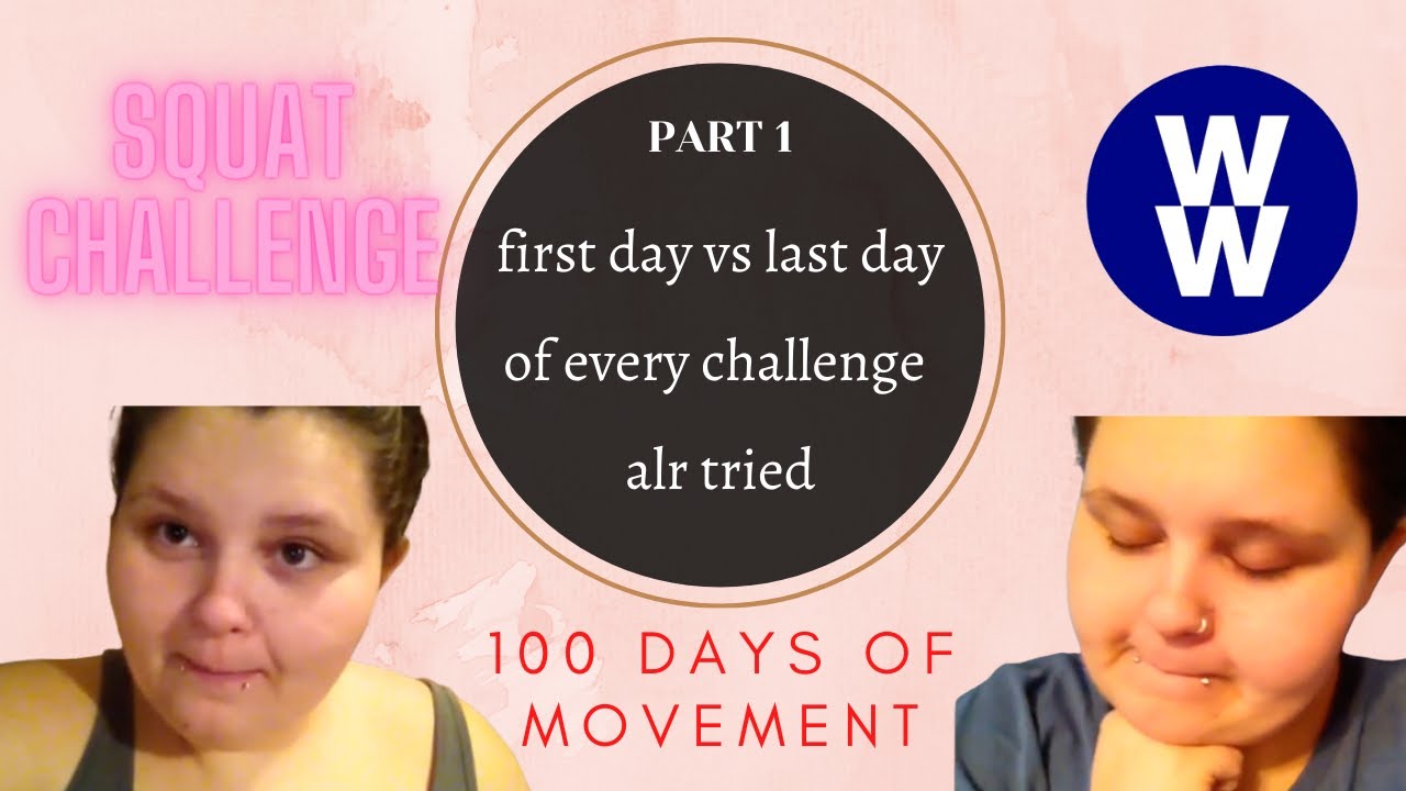First Day VS Last Day of every challenge Amberlynn tried | Part 1