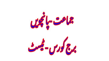 bridge course 2023 test || class 5 urdu bridge course test