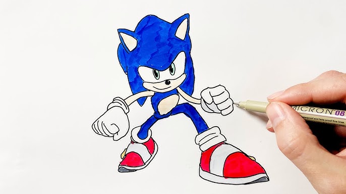 Desenhando e Colorindo o SONIC do SONIC PRIME / Cartoon - On & On (feat.  Daniel Levi) [NCS Release] 