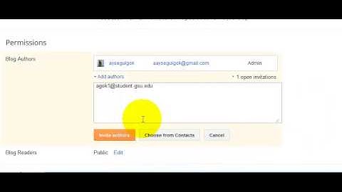 adding multiple authors onto your blog