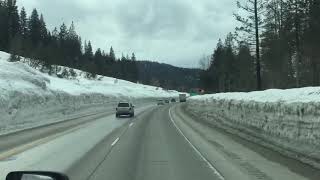 Winter Weather Truckee California USA