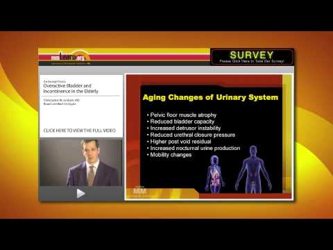 Aging Changes of Urinary System