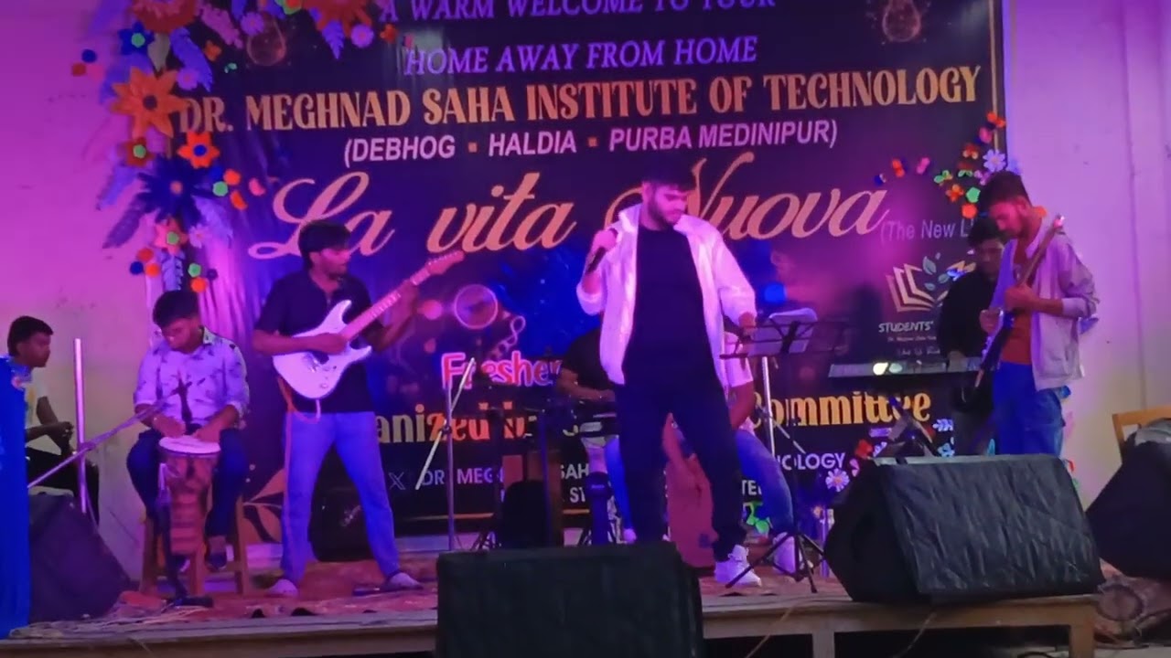 Fresher party dr meghnad saha institute of technology 