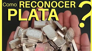 Como IDENTIFICAR PLATA de forma casera | Como DISTINGUIR PLATA | Como RECONOCER PLATA original