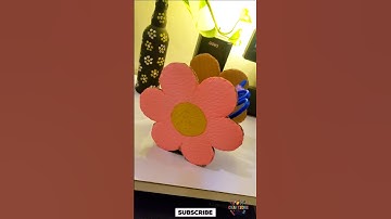 🌸 DIY Flower Pen Stand | Best Out of Waste Craft Idea | Easy Cardboard Craft 🌸  #CraftForKids #viral