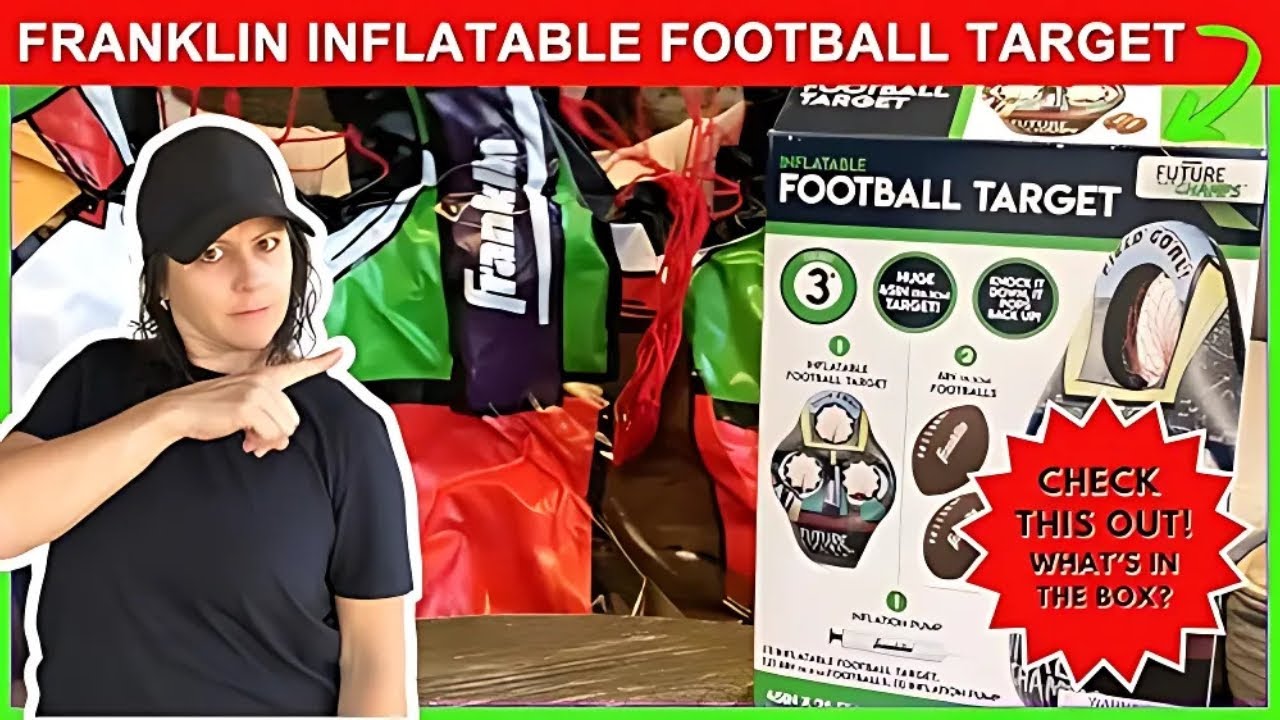 Score Big Fun! Franklin Inflatable Football Target Unboxing