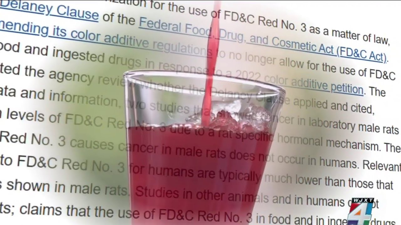 FDA bans red dye No. 3 from foods
