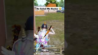 Enemy Called Me Hacker After This 🥶 #pubgmobile #shorts