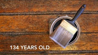 Refinishing 134 year old wood floors!!