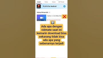 Thumbnail of Vidmate down/error link tidak berlaku alias down,apa yang sebenarnya terjadi