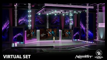 UNREAL ENGINE VIRTUAL PRODUCTION - Virtual Set (Project files w/ Aximmetry version)
