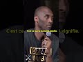 Kobe bryant explique la mamba mentality 