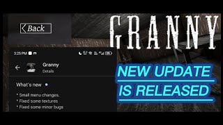 GRANNY NEW  V1.8.9 IS RELEASED FULL UPDATE EXPLANATION FULL GAMEPLAY ❤️💙🩵😀😃😄😄😁🥳🤩😊☺️😌😏