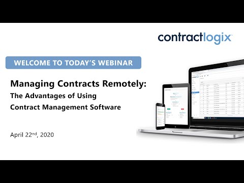 Managing Contracts Remotely with CLM Software