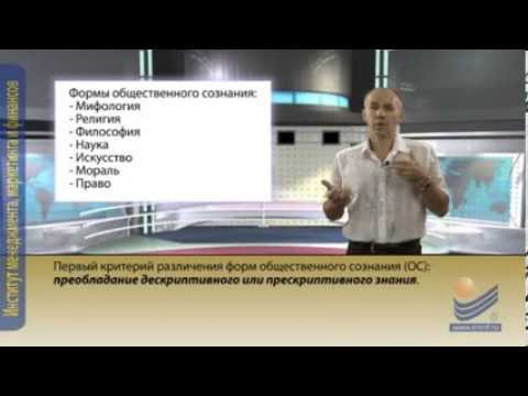 Философия. Формы общественного сознания специфика и сущность.