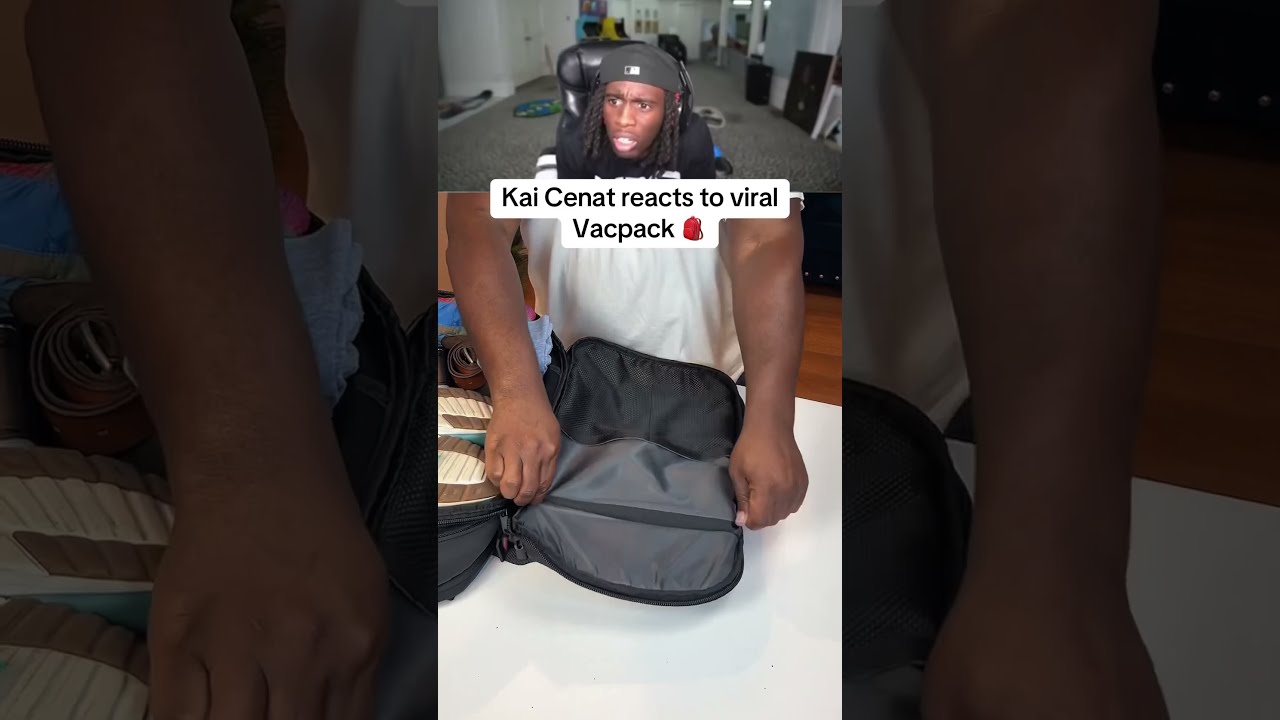 Wooow Kai Cenat Just Reacted To Our Vacpack Kaicenat Travelbag