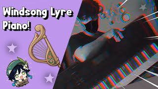 Using an Actual Piano to Play the Windsong Lyre in Genshin Impact!