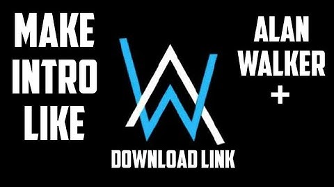 Make glitch Intro like Alan walker | In mobile | + Download link
