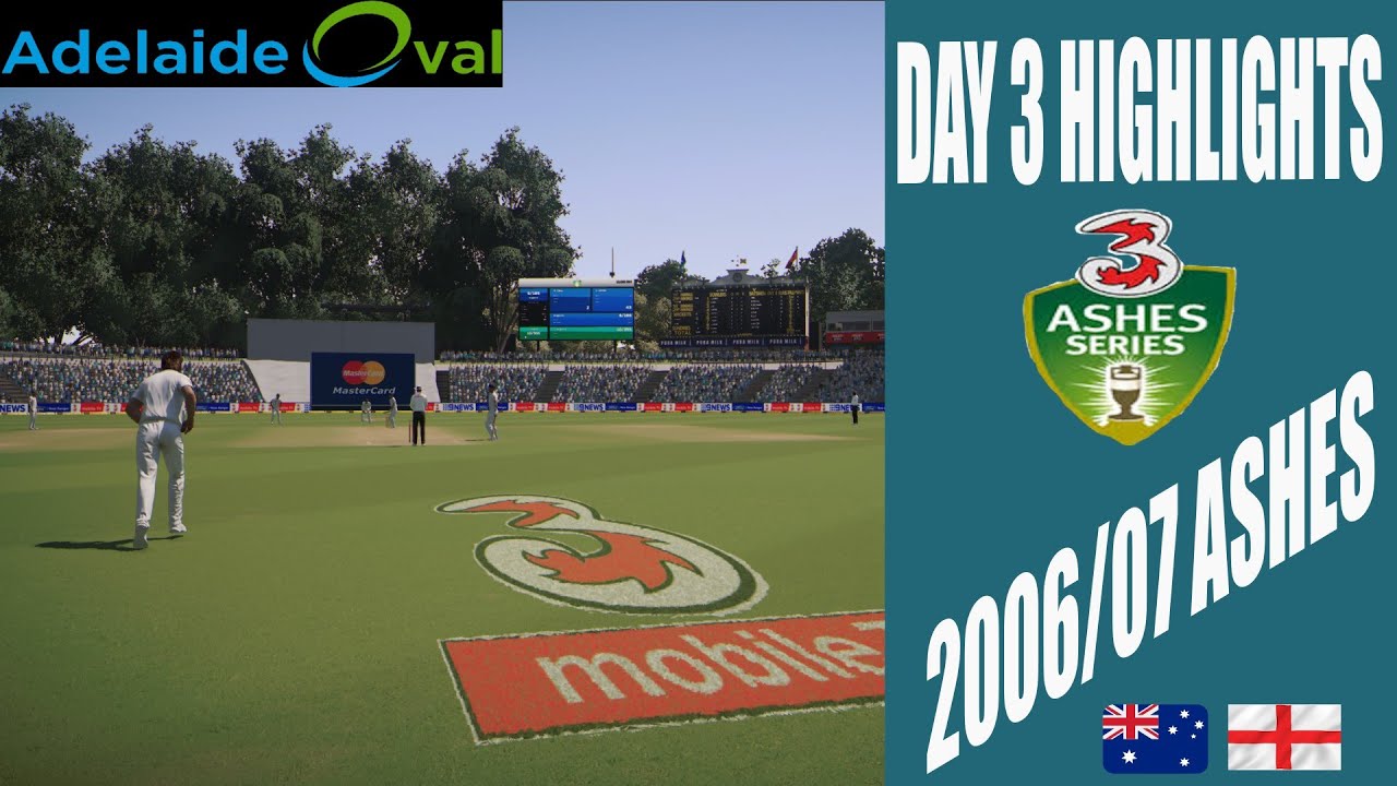 Cricket 26 20 Year Rewind - 2006/07 Ashes 2nd Test Day 3 Highlights
