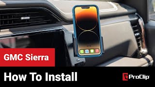 GMC Sierra - How-To Install Angled Dash Mount (855883)