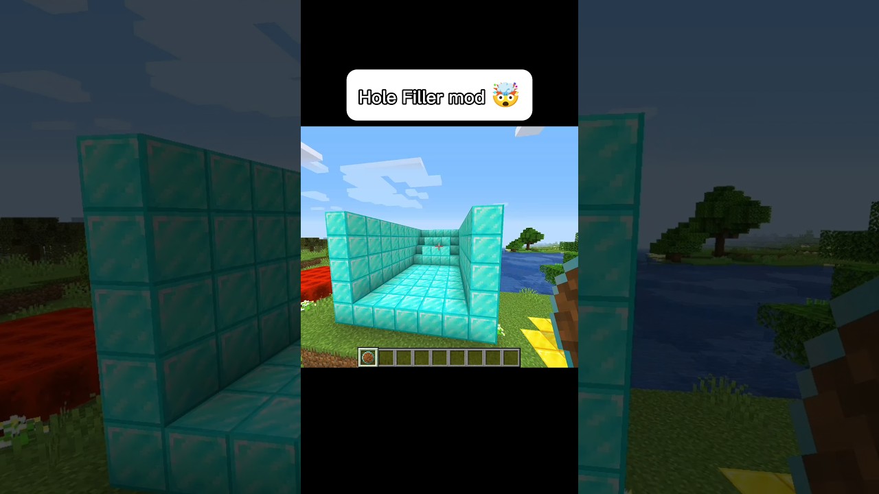 Hole Filler Mod 🧱 | Minecraft Satisfying Fix! 