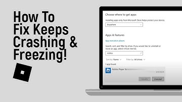 How to Fix Roblox Keeps Crashing & Freezing Windows [easy]