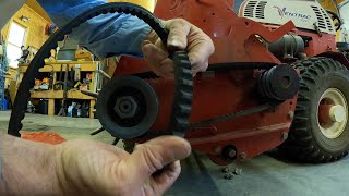 Ventrac Maintenance // Ventrac 4500Z Aeravator EA600 // Replace Ventrac Aeravator Drive Belts