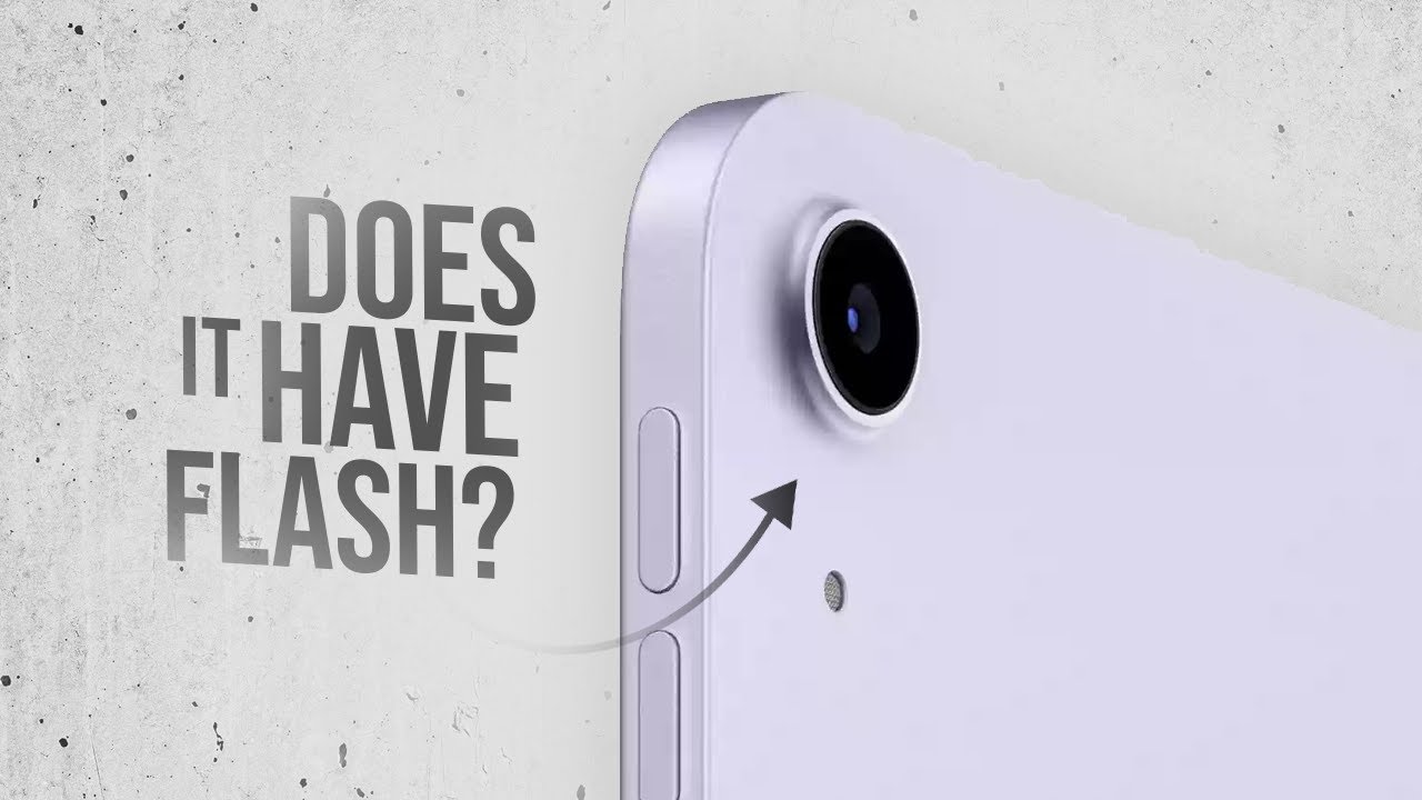 Есть ли вспышка на камере iPad (объяснение)