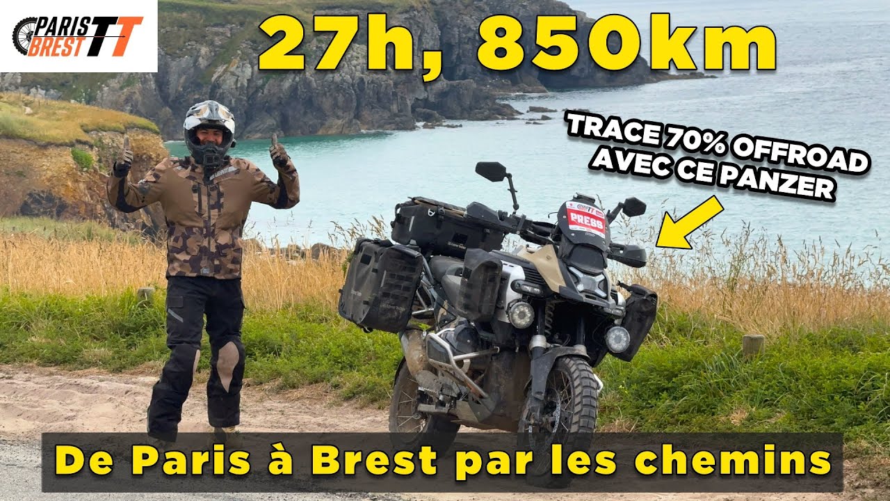 TROP LOURDE POUR UNE TELLE AVENTURE ? Mon récit d'un Paris-Brest TT ÉPIQUE en BMW R1300GSA !