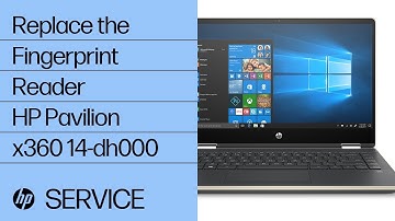 Replace the Fingerprint Reader | HP Pavilion x360 14-dh000 | HP