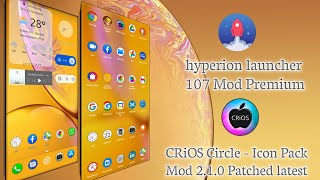 Hyperion launcher 107 premium&Icon pack CRiOs Full, Launcher ringan&icon terbaik screenshot 3