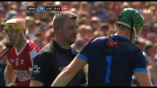 SHOCKING RONAN MAHER/ETHAN TWOMEY CLASH OF HEADS - TIPPERARY V CORK - 2024 MUNSTER HURLING