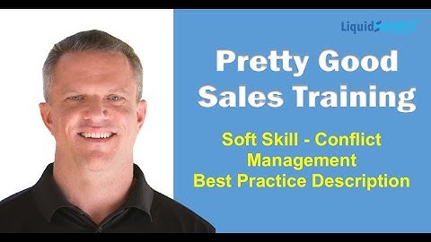 Soft Skill - Conflict Management - Sales Skill Training Video