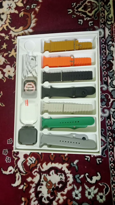My first smart watch # wx ultra #with 7 bands # with one air pod #in rs 1500 #THE TECH GUY #short #