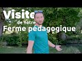 Visite de notre ferme pdagogique au domaine de saintjean  anim passion nature