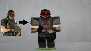 Roblox CoD MW2 “Soap” (141 Red Team) (Avatar Build)