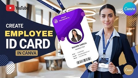 How to Design Employee ID Cards for Free Using Canva I Beginner Friendly