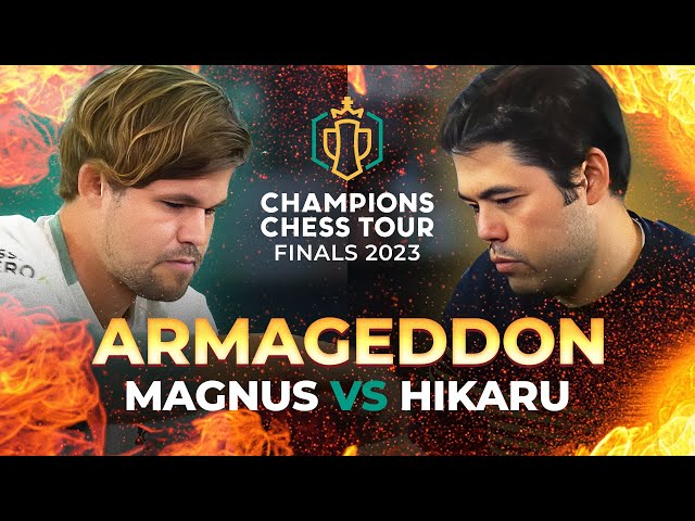 Magnus Carlsen vs Hikaru Nakamura in Armageddon ‐ Part 4 #magnuscarlse, magnus  carlsen playing chess