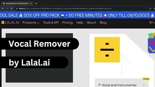 AI vocal remover by lalal.ai