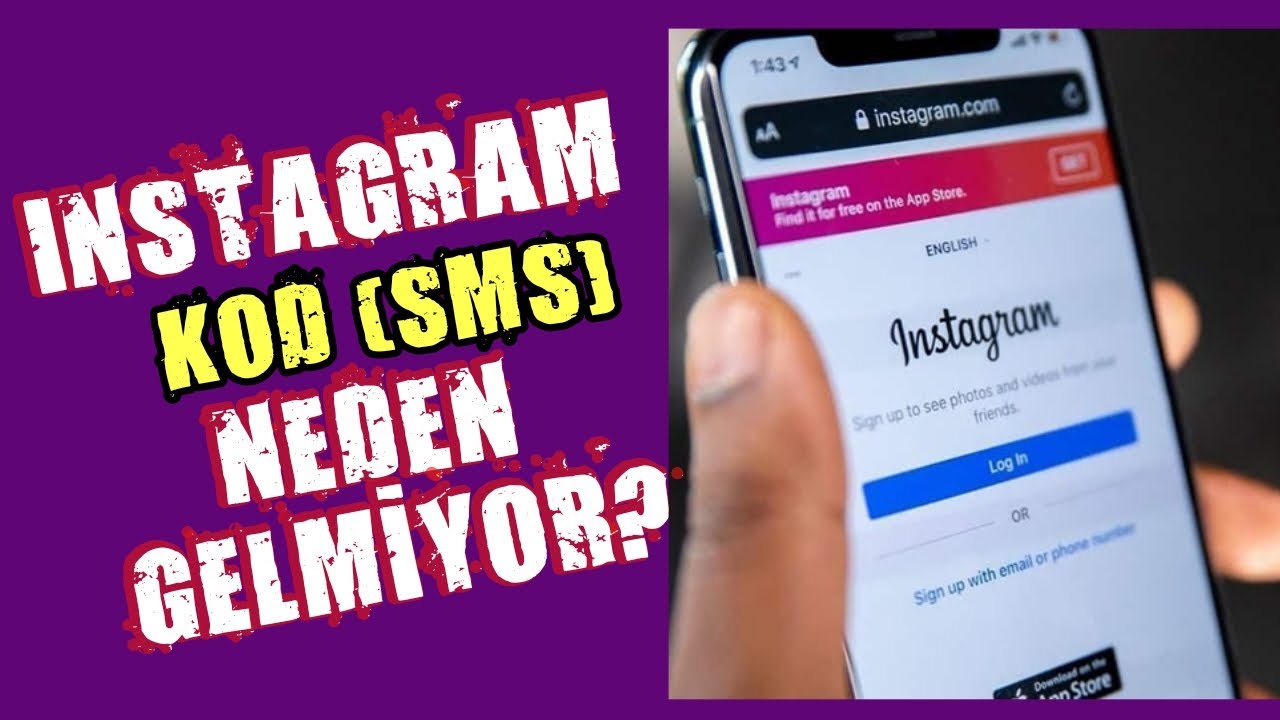 İNSTAGRAM'DA KOD GELMİYOR SORUNU! (instagram SMS Mesajı Gelmeme Nedeni