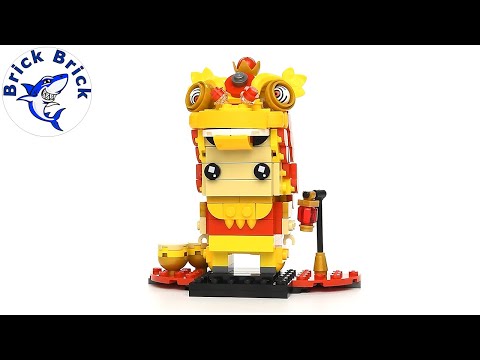 LEGO Brickheadz 40540 Lion Dance Guy - Speed Build Review