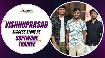 Vishnuprasad MCA 2024 | Placed as Software Developer | Thanks to JSpiders BTM 💼🚀