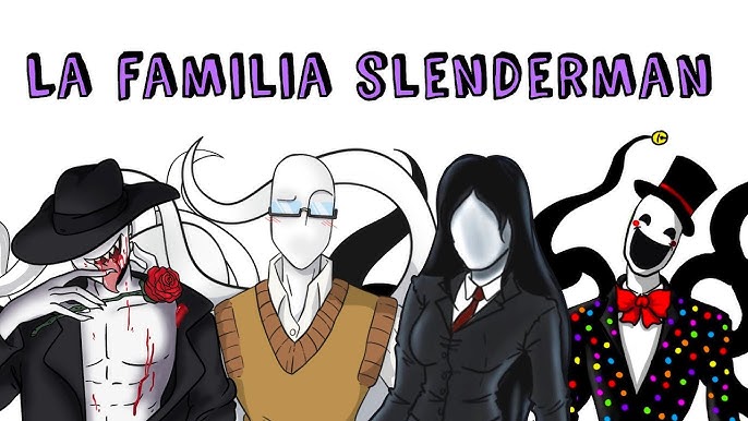 slender man, bamiko, and jeff the killer (original and 1 more) drawn by  nanju_bami