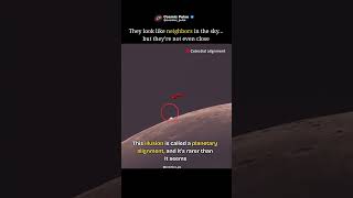 They Look Like Neighbors… But It’s Just an Illusion 😱 #shorts #trending #viral #space #moon #cosmos