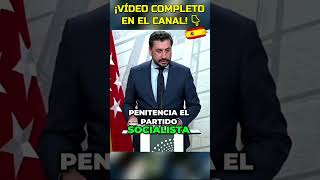 EL PORTAVOZ DE AYUSO: Pedro Sánchez 😱🔥 ¿El Fin Político del PSOE? #españa