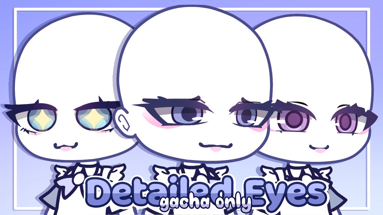 Something I found out about Gacha club (while makimg a fandom design) - you  can't properly use the 71th eyes with only pupils : r/GachaClub