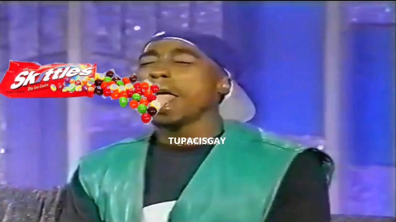 TUPAC HAD ONE TOO MANY SKITTLES!!! 🌈👬🍬🤣 - YouTube