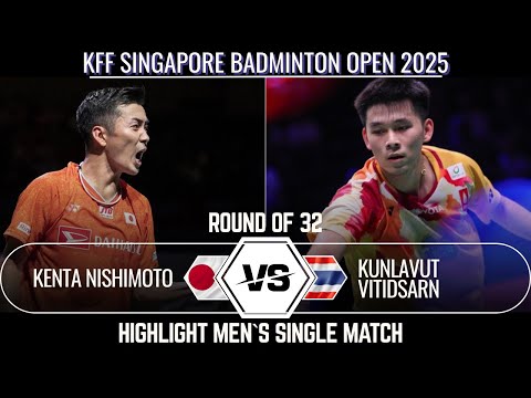 Kenta NISHIMOTO (JPN) vs Kunlavut VITIDSARN (THA